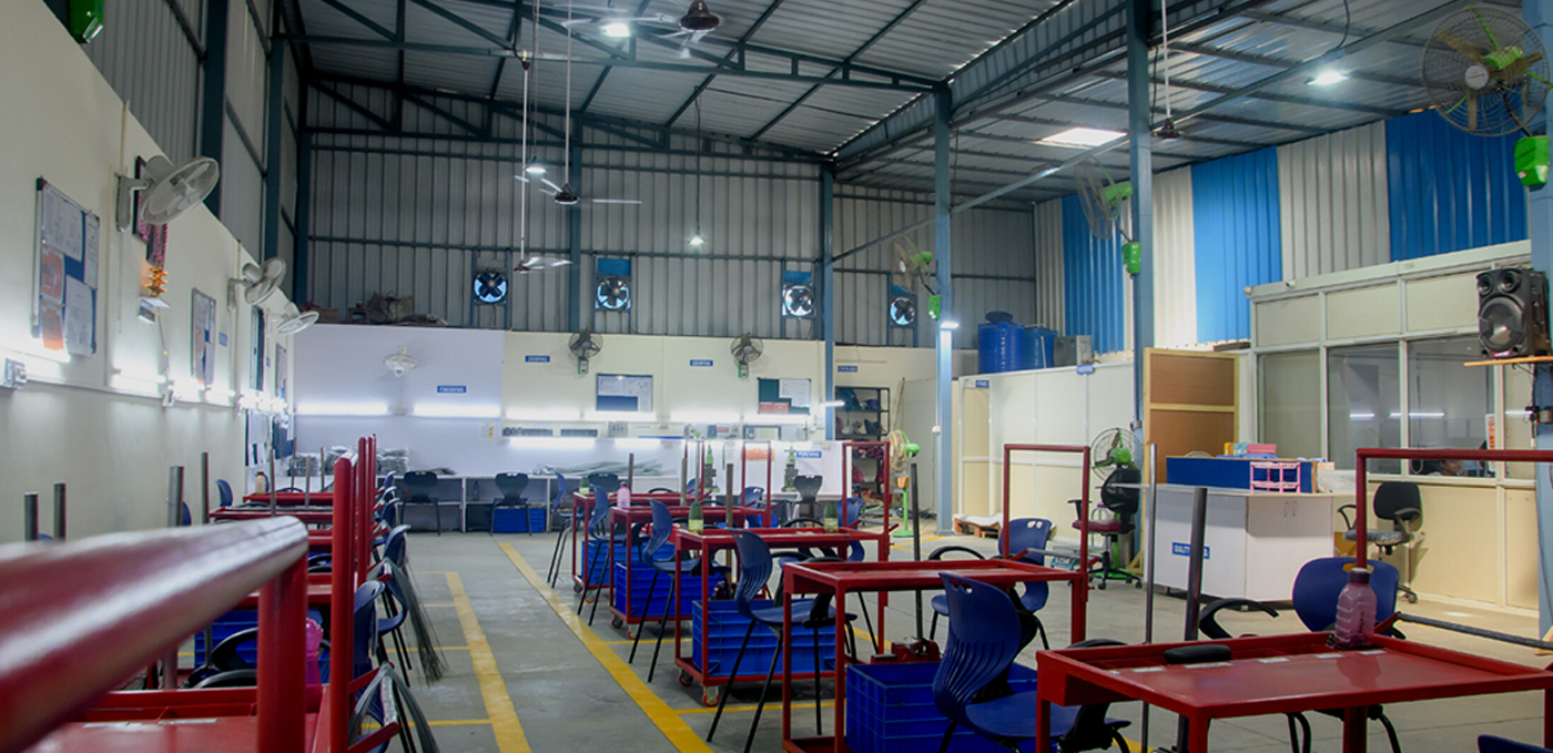 Safe and fully compliant manufacturing <br>facilities for world-class products